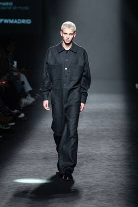 Spanish prominent designer Angel Schlesser presents his new collection at Madrid Fashion Week 2025, the most important fashion event in Spain. At IFEMA, Madrid, February 22, 2025. (20250222102)