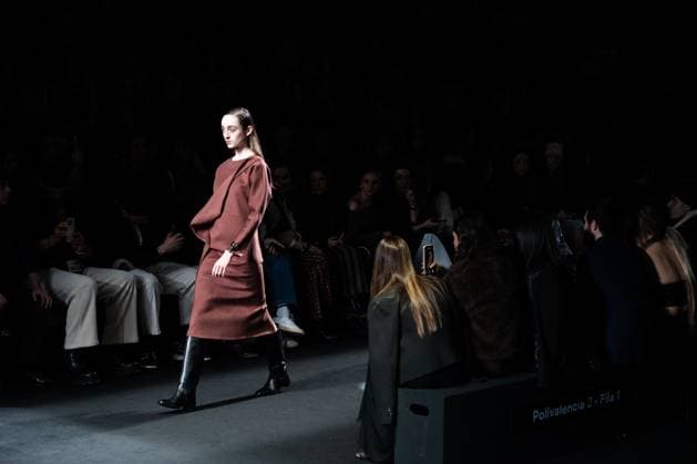 Spanish prominent designer Angel Schlesser presents his new collection at Madrid Fashion Week 2025, the most important fashion event in Spain. At IFEMA, Madrid, February 22, 2025. (20250222104)