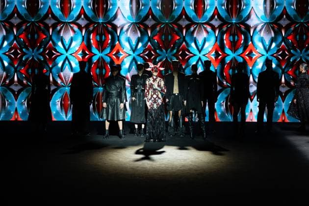 Barcelona-based designer JNorig presents his new collection in collaboration with 3D artist Krisztian Paczolay at Madrid Fashion Week 2025, the most important fashion event in Spain. At IFEMA, Madrid, February 22, 2025. (2025022259)