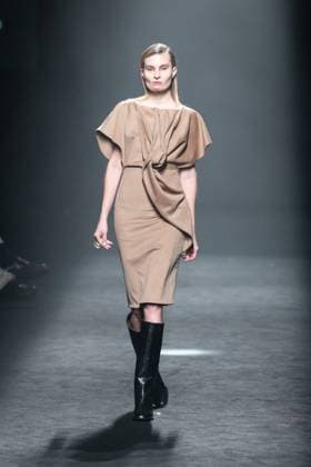 Spanish prominent designer Angel Schlesser presents his new collection at Madrid Fashion Week 2025, the most important fashion event in Spain. At IFEMA, Madrid, February 22, 2025. (2025022295)