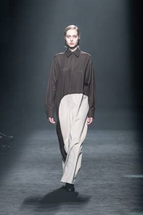 Spanish prominent designer Angel Schlesser presents his new collection at Madrid Fashion Week 2025, the most important fashion event in Spain. At IFEMA, Madrid, February 22, 2025. (2025022289)