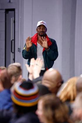 Jawara Alleyne London Ready to wear fall winter 2025:26 LONDON February 2025 Jawara Alleyne London Ready to wear fall winter 2025:26 LONDON February 2025, Credit:Zeppelin Avalon  Copyright: xZeppelinx xAvalonx 0967967995