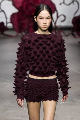 Chet Lo AW25 Show At London Fashion Week LONDON, UNITED KINGDOM - FEBRUARY 23, 2025: A model walks the runway during Chet Lo Autumn Winter 2025 show at London Fashion Week in London, United Kingdom on February 23, 2025. London Greater London United Kingdom  Copyright: xWIktorxSzymanowiczx originalFilename: szymanowicz-chetloaw250223_npicw.jpg