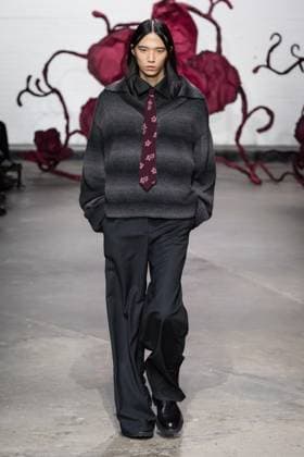 Chet Lo AW25 Show At London Fashion Week LONDON, UNITED KINGDOM - FEBRUARY 23, 2025: A model walks the runway during Chet Lo Autumn Winter 2025 show at London Fashion Week in London, United Kingdom on February 23, 2025. London Greater London United Kingdom  Copyright: xWIktorxSzymanowiczx originalFilename: szymanowicz-chetloaw250223_npUDT.jpg