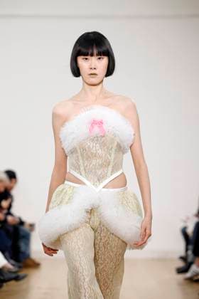 Keburia London Ready to wear fall winter 2025:26 LONDON February 2025 Keburia London Ready to wear fall winter 2025:26 LONDON February 2025, Credit:Zeppelin Avalon  Copyright: xZeppelinx xAvalonx 0968154175
