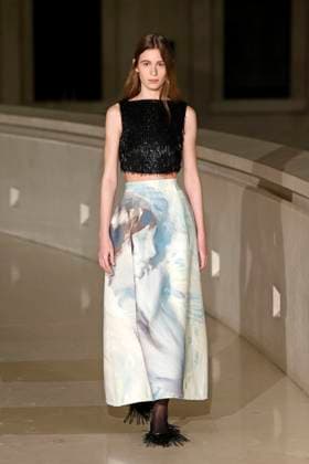 Erdem London Ready to wear fall winter 2025:26; LONDON February 2025 Erdem London Ready to wear fall winter 2025:26; LONDON February 2025, Credit:Zeppelin Avalon  Copyright: xZeppelinx xAvalonx 0968247856