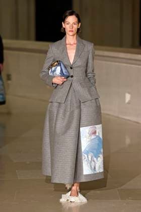 Erdem London Ready to wear fall winter 2025:26; LONDON February 2025 Erdem London Ready to wear fall winter 2025:26; LONDON February 2025, Credit:Zeppelin Avalon  Copyright: xZeppelinx xAvalonx 0968247919