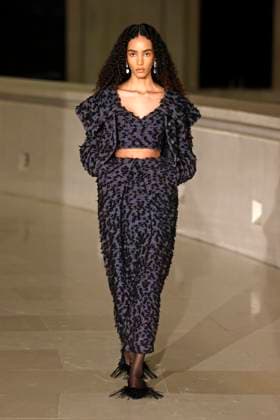 Erdem London Ready to wear fall winter 2025:26; LONDON February 2025 Erdem London Ready to wear fall winter 2025:26; LONDON February 2025, Credit:Zeppelin Avalon  Copyright: xZeppelinx xAvalonx 0968248178