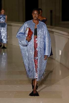 Erdem London Ready to wear fall winter 2025:26; LONDON February 2025 Erdem London Ready to wear fall winter 2025:26; LONDON February 2025, Credit:Zeppelin Avalon  Copyright: xZeppelinx xAvalonx 0968248220