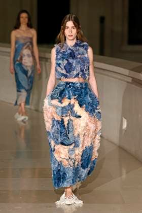 Erdem London Ready to wear fall winter 2025:26; LONDON February 2025 Erdem London Ready to wear fall winter 2025:26; LONDON February 2025, Credit:Zeppelin Avalon  Copyright: xZeppelinx xAvalonx 0968248301