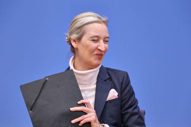 Bilder des Jahres 2025, News 02 Februar News Bilder des Tages Berlin, Deutschland, 24.02.2025: Bundespressekonferenz: AfD-Wahlnachlese: Alice Weidel Copyright: xdtsxNachrichtenagenturx dts_60957