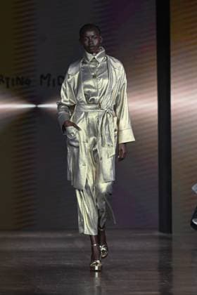 Milan, Milan Women s Fashion Week: Fall Winter 2025 - Women s Fashion, Fall Winter 2025.- Martino Midali fashion show - catwalk in the photo: Model  Copyright: xSimonaxChiocciax xipa-agency.netx xSimonaxChiocciax IPA_Agency_IPA54517815