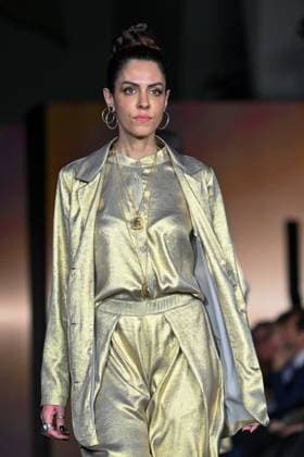 Milan, Milan Women s Fashion Week: Fall Winter 2025 - Women s Fashion, Fall Winter 2025.- Martino Midali fashion show - catwalk in the photo: Model  Copyright: xSimonaxChiocciax xipa-agency.netx xSimonaxChiocciax IPA_Agency_IPA54517820