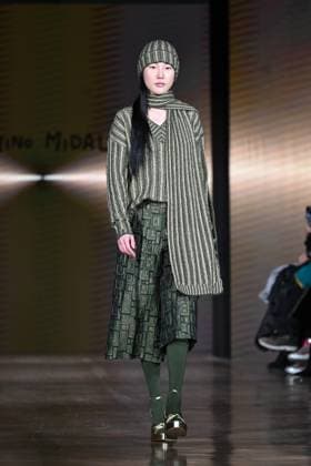 Milan, Milan Women s Fashion Week: Fall Winter 2025 - Women s Fashion, Fall Winter 2025.- Martino Midali fashion show - catwalk in the photo: Model  Copyright: xSimonaxChiocciax xipa-agency.netx xSimonaxChiocciax IPA_Agency_IPA54517822