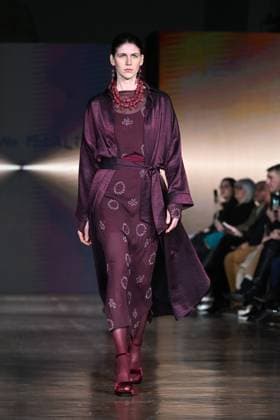 Milan, Milan Women s Fashion Week: Fall Winter 2025 - Women s Fashion, Fall Winter 2025.- Martino Midali fashion show - catwalk in the photo: Model  Copyright: xSimonaxChiocciax xipa-agency.netx xSimonaxChiocciax IPA_Agency_IPA54517883