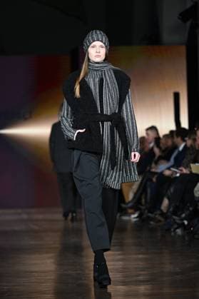 Milan, Milan Women s Fashion Week: Fall Winter 2025 - Women s Fashion, Fall Winter 2025.- Martino Midali fashion show - catwalk in the photo: Model  Copyright: xSimonaxChiocciax xipa-agency.netx xSimonaxChiocciax IPA_Agency_IPA54517913