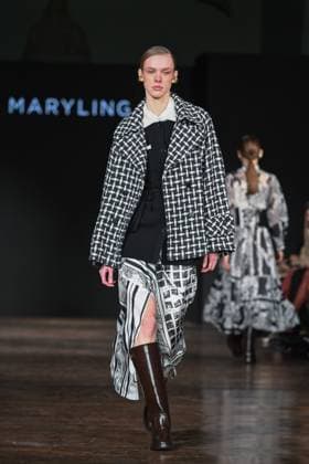 Milan, Milan Women s Fashion Week: Fall Winter 2025 - Women s Fashion, Fall Winter 2025.- Maryling fashion show - catwalk in the photo: Model  Copyright: xSimonaxChiocciax xipa-agency.netx xSimonaxChiocciax IPA_Agency_IPA54519459