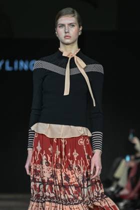 Milan, Milan Women s Fashion Week: Fall Winter 2025 - Women s Fashion, Fall Winter 2025.- Maryling fashion show - catwalk in the photo: Model  Copyright: xSimonaxChiocciax xipa-agency.netx xSimonaxChiocciax IPA_Agency_IPA54519514