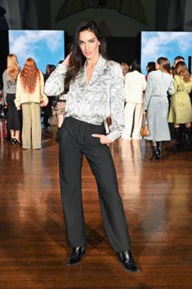 Milan, Milan Women s Fashion Week: Fall Winter 2025 - Women s Fashion, Fall Winter 2025.- Maryling fashion show - guests in the photo: Dasha Kina  Copyright: xSimonaxChiocciax xipa-agency.netx xSimonaxChiocciax IPA_Agency_IPA54521718