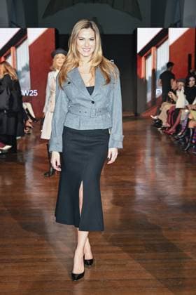 Milan, Milan Women s Fashion Week: Fall Winter 2025 - Women s Fashion, Fall Winter 2025.- Maryling fashion show - guests in the photo: Giorgia Thais  Copyright: xSimonaxChiocciax xipa-agency.netx xSimonaxChiocciax IPA_Agency_IPA54521736