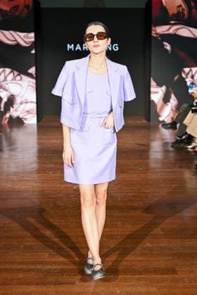 Milan, Milan Women s Fashion Week: Fall Winter 2025 - Women s Fashion, Fall Winter 2025.- Maryling fashion show - guests in the photo: Denise Giselle Roman  Copyright: xSimonaxChiocciax xipa-agency.netx xSimonaxChiocciax IPA_Agency_IPA54521756