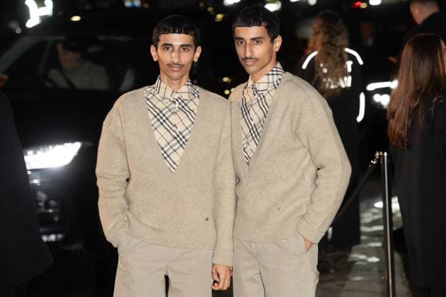 LFW AW25 Burberry Show Arrivals - TATE Britain, London, UK Hadban Twins attends Burberry s AW25 Runway Show at TATE Britain in London, England, UK on Monday 24 February 2025 during London Fashion Week February 2025. Justin Ng , Credit:Justin Ng Avalon UK, England, London, TATE Britain  Copyright: xJustinxNgx xAvalonx 0968545257
