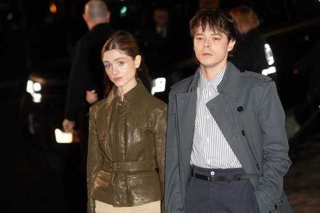 Entertainment Bilder des Tages LFW AW25 Burberry Show Arrivals - TATE Britain, London, UK Natalie Dyer and Charlie Heaton attends Burberry s AW25 Runway Show at TATE Britain in London, England, UK on Monday 24 February 2025 during London Fashion Week February 2025. Justin Ng , Credit:Justin Ng Avalon UK, England, London, TATE Britain  Copyright: xJustinxNgx xAvalonx 0968546185