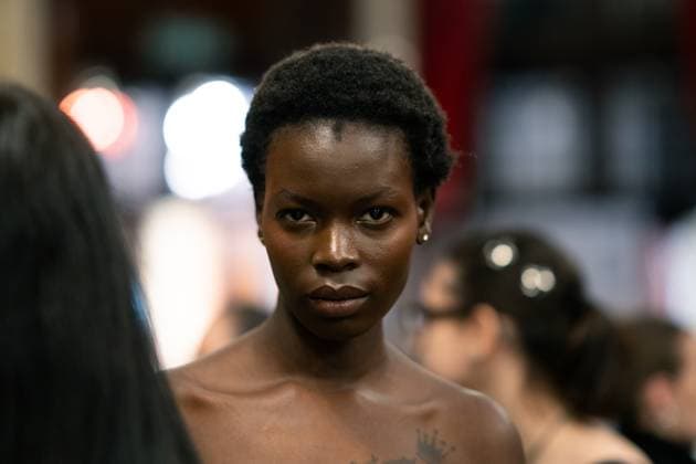 Aadnevik - Runway - LFW February 2025 LONDON, ENGLAND - 24 FEBRUARY: A model catwalks at the Aadnevik show during London Fashion Week on 24 February, 2024 in London, England., Credit:Lounis Tiar Avalon United Kingdom, London  Copyright: xLounisxTiarx xAvalonx 0968613083