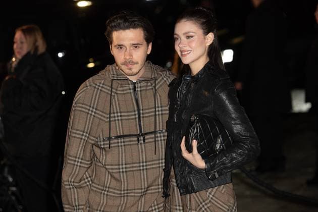 LFW AW25 Burberry Show Arrivals - TATE Britain, London, UK Brooklyn Beckham and Nicola Peltz attends Burberry s AW25 Runway Show at TATE Britain in London, England, UK on Monday 24 February 2025 during London Fashion Week February 2025. Justin Ng , Credit:Justin Ng Avalon UK, England, London, TATE Britain  Copyright: xJustinxNgx xAvalonx 0968546154