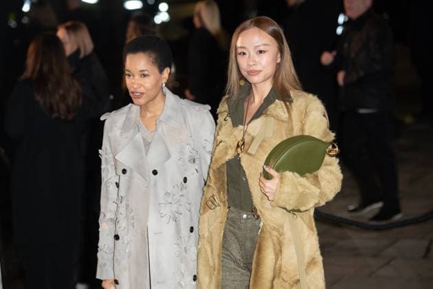 LFW AW25 Burberry Show Arrivals - TATE Britain, London, UK Tamu McPherson and Niki Wu Jie attends Burberry s AW25 Runway Show at TATE Britain in London, England, UK on Monday 24 February 2025 during London Fashion Week February 2025. Justin Ng , Credit:Justin Ng Avalon UK, England, London, TATE Britain  Copyright: xJustinxNgx xAvalonx 0968695814