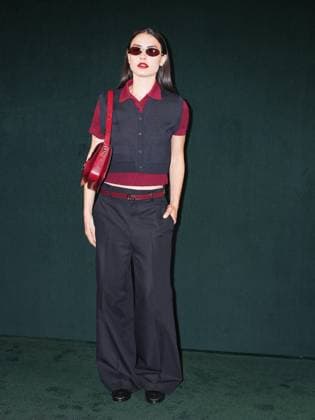 Milan, Italy: Milan, Milan Women s Fashion Week: Fall Winter 2025 - Gucci Fashion Show - Guests - In the photo: Romana Maggiora Vergano Milan Italy  - ZUMAp169 20250225_zea_p169_340 Copyright: xRiccardoxGiordanox