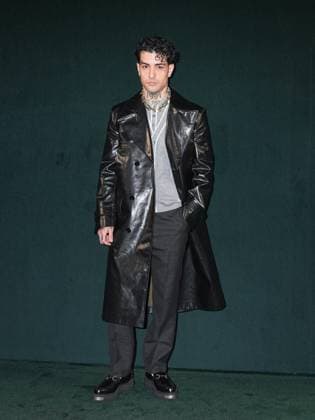 Milan, Milan Women s Fashion Week: Fall Winter 2025 - Gucci Fashion Show - Guests Milan, Milan Women s Fashion Week: Fall Winter 2025 - Gucci Fashion Show - Guests - In the photo: Tony Effe Milan Italy  Copyright: xIPA ABACAx