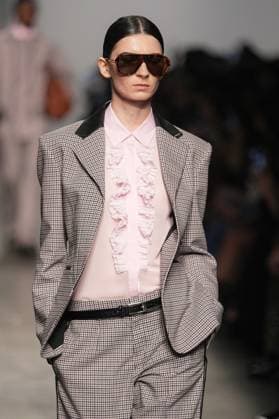 Milan, Milan Women s Fashion Week: Fall Winter 2025 26 - Women s Fashion, Fall Winter 2025 26 - Iceberg fashion show - catwalk in the photo: Model  Copyright: xRiccardoxGIordanox xipa-agency.netx xRiccardoxGIordanox IPA_Agency_IPA54562198