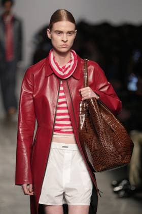 Milan, Milan Women s Fashion Week: Fall Winter 2025 26 - Women s Fashion, Fall Winter 2025 26 - Iceberg fashion show - catwalk in the photo: Model  Copyright: xRiccardoxGIordanox xipa-agency.netx xRiccardoxGIordanox IPA_Agency_IPA54562235