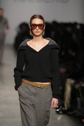 Milan, Milan Women s Fashion Week: Fall Winter 2025 26 - ICEBERG Fashion Show - Catwalk Milan, Milan Women s Fashion Week: Fall Winter 2025 26 - Women s Fashion, Fall Winter 2025 26 - Iceberg fashion show - catwalk in the photo: Model MILAN Italy  Copyright: xIPA ABACAx