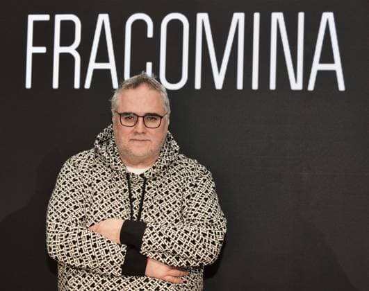 Milan,Italy FRACOMINA FW 2025-2026 at MFW Milan, Italy FRACOMINA FW 2025-2026 MFW In the photo: Marcello Tortora Ceo comunicazione Medias Srl, Marketing Manager di Fracomina Milan  Copyright: xIPA ABACAx