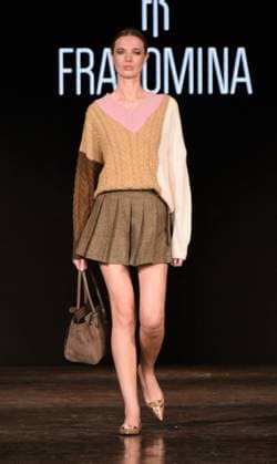 Milan,Italy FRACOMINA FW 2025-2026 at MFW Milan,Italy FRACOMINA FW 2025-2026 MFW In the photo:FRACOMINA show fashion show Milan  Copyright: xIPA ABACAx