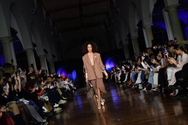 Milan,Italy FRACOMINA FW 2025-2026 at MFW Milan,Italy FRACOMINA FW 2025-2026 MFW In the photo:FRACOMINA show fashion show Milan  Copyright: xIPA ABACAx