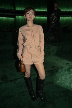 Milan, Milan Women s Fashion Week: Fall Winter 2025 - Women s Fashion, Fall Winter 2025.- Gucci fashion show - guests in the photo: Wen Qi  Copyright: xSimonaxChiocciax xipa-agency.netx xSimonaxChiocciax IPA_Agency_IPA54567057