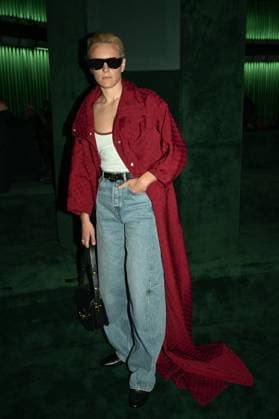 Milan, Milan Women s Fashion Week: Fall Winter 2025 - Gucci Fashion Show - Guests Milan, Milan Women s Fashion Week: Fall Winter 2025 - Women s Fashion, Fall Winter 2025.- Gucci fashion show - guests in the photo: Erika Linder MILAN Italy  Copyright: xIPA ABACAx