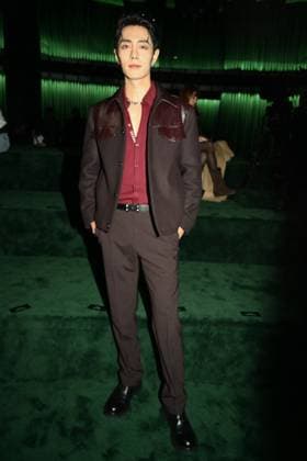 Milan, Milan Women s Fashion Week: Fall Winter 2025 - Gucci Fashion Show - Guests Milan, Milan Women s Fashion Week: Fall Winter 2025 - Women s Fashion, Fall Winter 2025.- Gucci fashion show - guests in the photo: Sean Xiao MILAN Italy  Copyright: xIPA ABACAx