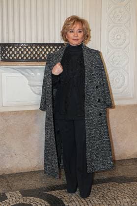 Milan, Italy: Milan, Milan Women s Fashion Week: Fall Winter 2025 26 - Women s Fashion, Fall Winter 2025 26.- Alberta Ferretti fashion show - guests - In the photo: Alberta Ferretti Milan Italy  - ZUMAp169 20250225_zea_p169_729 Copyright: xRiccardoxGIordanox