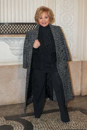 Milan, Italy: Milan, Milan Women s Fashion Week: Fall Winter 2025 26 - Women s Fashion, Fall Winter 2025 26.- Alberta Ferretti fashion show - guests - In the photo: Alberta Ferretti Milan Italy  - ZUMAp169 20250225_zea_p169_730 Copyright: xRiccardoxGIordanox