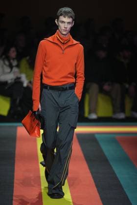 Milan, Milan Women s Fashion Week: Fall Winter 2025 26 - K—WAY Runway Show Milan, Milan Women s Fashion Week: Fall Winter 2025 26 - Women s Fashion, Fall Winter 2025 26 - K-Way fashion show - catwalk in the photo: Model MILAN Italy  Copyright: xIPA ABACAx