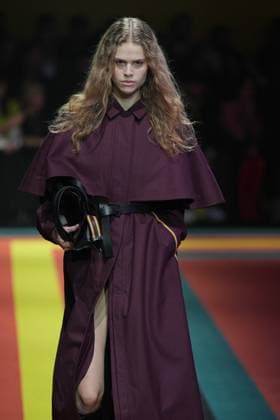 Milan, Milan Women s Fashion Week: Fall Winter 2025 26 - K—WAY runway show Milan, Milan Women s Fashion Week: Fall Winter 2025 26 - Women s Fashion, Fall Winter 2025 26 - K-Way fashion show - catwalk in the photo: Model MILAN Italy  Copyright: xIPA ABACAx
