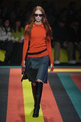 Milan, Milan Women s Fashion Week: Fall Winter 2025 26 - K—WAY Runway Show Milan, Milan Women s Fashion Week: Fall Winter 2025 26 - Women s Fashion, Fall Winter 2025 26 - K-Way fashion show - catwalk in the photo: Model MILAN Italy  Copyright: xIPA ABACAx