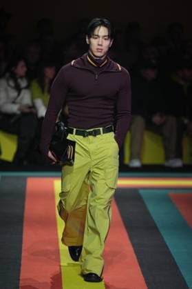 Milan, Milan Women s Fashion Week: Fall Winter 2025 26 - K—WAY Runway Show Milan, Milan Women s Fashion Week: Fall Winter 2025 26 - Women s Fashion, Fall Winter 2025 26 - K-Way fashion show - catwalk in the photo: Model MILAN Italy  Copyright: xIPA ABACAx