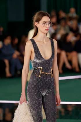Gucci ready to wear fall winter 2025, Milan, February 2025. Gucci ready to wear fall winter 2025 runway at Milan fashion week, 25 February 2025., Credit:x Avalon London, UK  Copyright: xxx xAvalonx 0968818457
