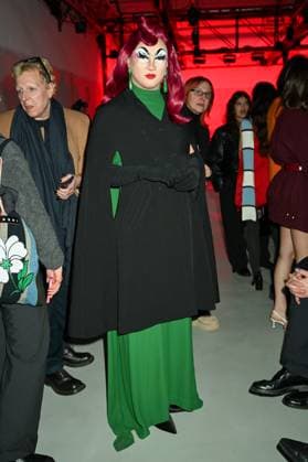 Milan, Italy: Milan, Milan Women s Fashion Week: Fall Winter 2025 - Women s Fashion, Fall Winter 2025.- N.21 fashion show - guests in the photo: Lina Galore Milan Italy  - ZUMAp169 20250225_zea_p169_761 Copyright: xSimonaxChiocciax