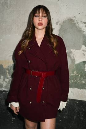 Milan, Italy: Milan, Milan Women s Fashion Week: Fall Winter 2025 - Women s Fashion, Fall Winter 2025.- N.21 fashion show - guests in the photo: Sarah Toscano Milan Italy  - ZUMAp169 20250225_zea_p169_766 Copyright: xSimonaxChiocciax